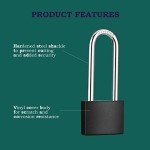 Guliffen Alike Padlocks with Long Shackles 2 Pack