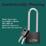 Guliffen Alike Padlocks with Long Shackles 2 Pack