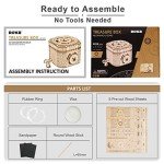 ROKR 3D Wooden Puzzle Password Box Kit
