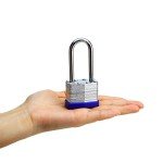 4 Pack Heavy-Duty Outdoor Padlocks with Keys
