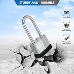 Travate Keyed Alike Nickel Plated Padlocks - 12 Pack