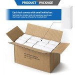 Travate Keyed Alike Nickel Plated Padlocks - 12 Pack