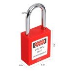 10 Pack OSHA Compliant Lockout Safety Padlocks