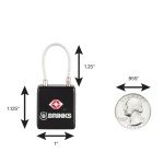 Brinks TSA Approved Mini Keyed Luggage Lock