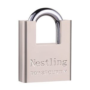 Unpickable Heavy Duty Keyed Padlock with 4 Keys