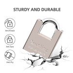 Unpickable Heavy Duty Keyed Padlock with 4 Keys