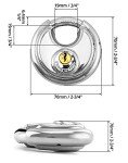 Heavy Duty Disc Padlock for Secure Storage