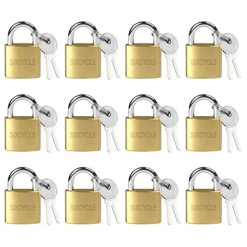 Secure Your Luggage: 12 Pack Metal Locks