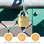 12 Pack Metal Luggage Locks with Keys