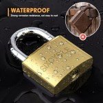 12 Pack Metal Luggage Locks with Keys