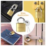12 Pack Metal Luggage Locks with Keys