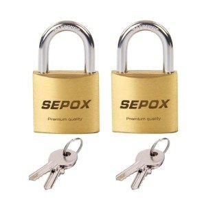 Premium Brass Padlocks with Same Keys - 2 Pack