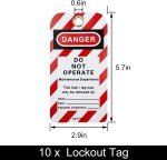 Unpickable Lockout Tagout Padlocks with Spare Keys