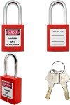 Unpickable Lockout Tagout Padlocks with Spare Keys