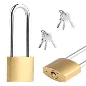 2 Pack Keyed Padlocks for Outdoor Storage