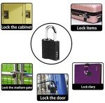 6 Mini Padlocks with Keys for Secure Storage