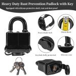 Heavy-Duty 8mm Security Chain Lock with Padlock