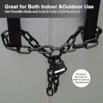 Heavy-Duty 8mm Security Chain Lock with Padlock