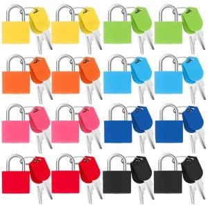 16 PCS Unpickable Luggage Locks with Keys