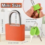 16 PCS Unpickable Luggage Locks with Keys