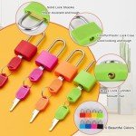 16 PCS Unpickable Luggage Locks with Keys