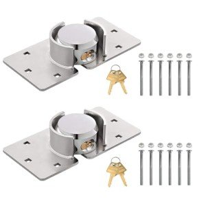 2 Pack Heavy Duty Van Door Padlocks with Keys