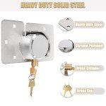 2 Pack Heavy Duty Van Door Padlocks with Keys