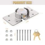 2 Pack Heavy Duty Van Door Padlocks with Keys