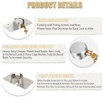 2 Pack Heavy Duty Van Door Padlocks with Keys