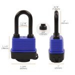 SEPOX® Heavy-Duty Keyed-Alike Outdoor Padlocks