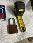 6 Red Keyed Alike Unpickable Locks