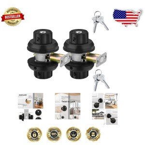 EASlLOK Keyless Heavy Duty Deadbolt Lock - 2 Pack