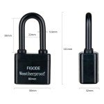 FIGODE® Heavy Duty Waterproof Keyed Padlock