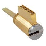Mul-T-Lock Junior Satin Chrome Keyed Cylinder