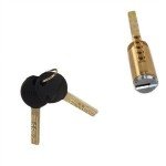 Mul-T-Lock Junior Satin Chrome Keyed Cylinder