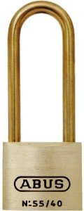 ABUS 55MB/50 Weatherproof Brass Keyed Padlock