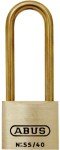 ABUS 55MB/50 Weatherproof Brass Keyed Padlock