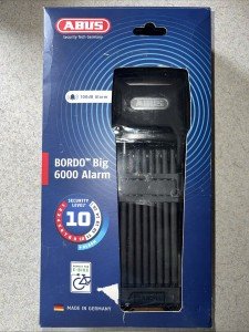 Abus Bordo Big 6000A Alarm Folding Bike Lock