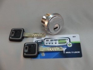 Mul-T-Lock MT5 Mortise Cylinder 1 1/8