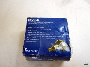 MUL-T-LOCK Cronus Single Cylinder Deadbolt US32D