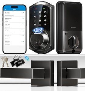 Veise VE07-L Fingerprint Smart Front Door Lock