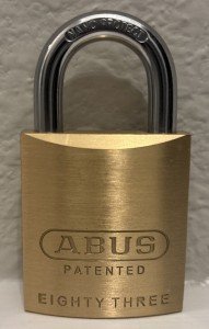 ABUS 83KnK/45 Solid Brass Padlock