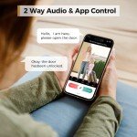 Fingerprint Door Lock with WiFi Doorbell and Knobs