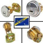 Mul-T-Lock Junior Satin Chrome Lock Cylinder Set