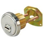 Mul-T-Lock Junior Satin Chrome Lock Cylinder Set