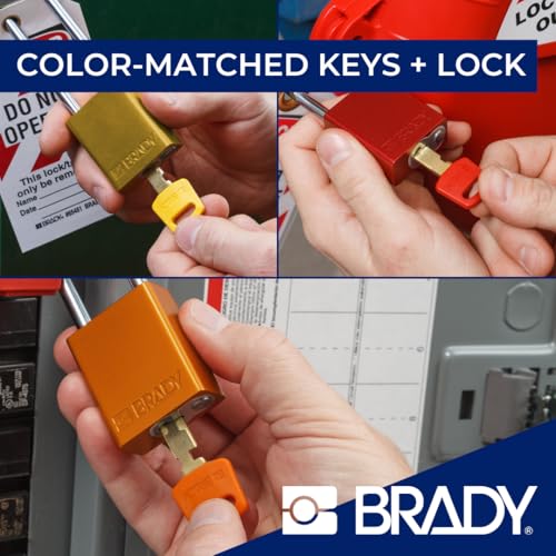 Green Aluminum Lockout Padlock - Unpickable 1.5" Shackle