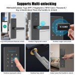 7-in-1 Smart Keyless Door Lock with WiFi & Bluetooth