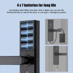 7-in-1 Smart Keyless Door Lock with WiFi & Bluetooth