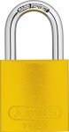 ABUS 72/40 KD Aluminum Security Padlock - Yellow