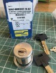High-Security Mul T Lock Mortise Cylinder with Keys